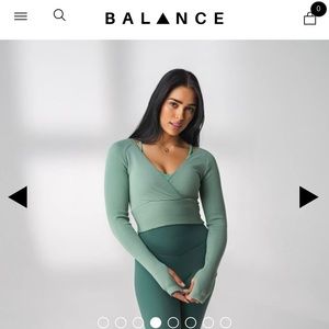 Balance Athletica Infinity Wrap Top